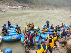 Rafting on Ganga