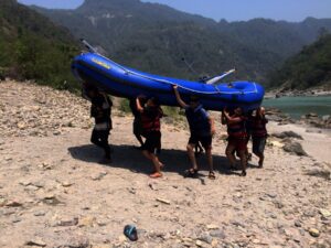 Rafting on Ganga